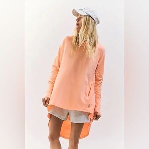 NWT FP Movement Hot Shot High-Low Layer ~Pastel Peach~